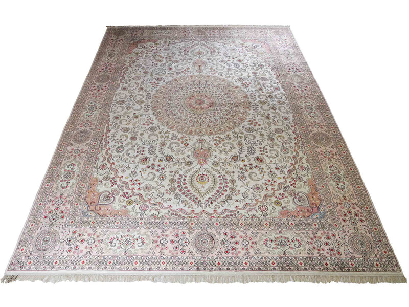 Tapis en soie - Soie chinoise - 362 x 272 cm - beige