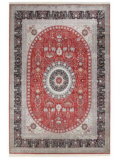 Tapis de Chine en soie Tapis 272x370cm - Tapis oriental
