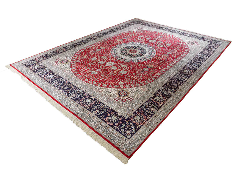 Tapis de Chine en soie Tapis 370x272cm - Tapis oriental
