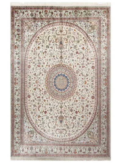 Tapis de Chine en soie Tapis 277x366cm - Tapis oriental