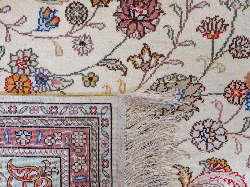 Seidenteppich - China Seide - 366 x 277 cm - beige