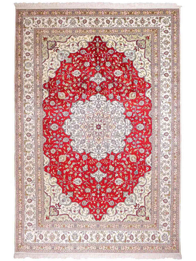 Tapis de Chine en soie Tapis 182x276cm - Tapis oriental