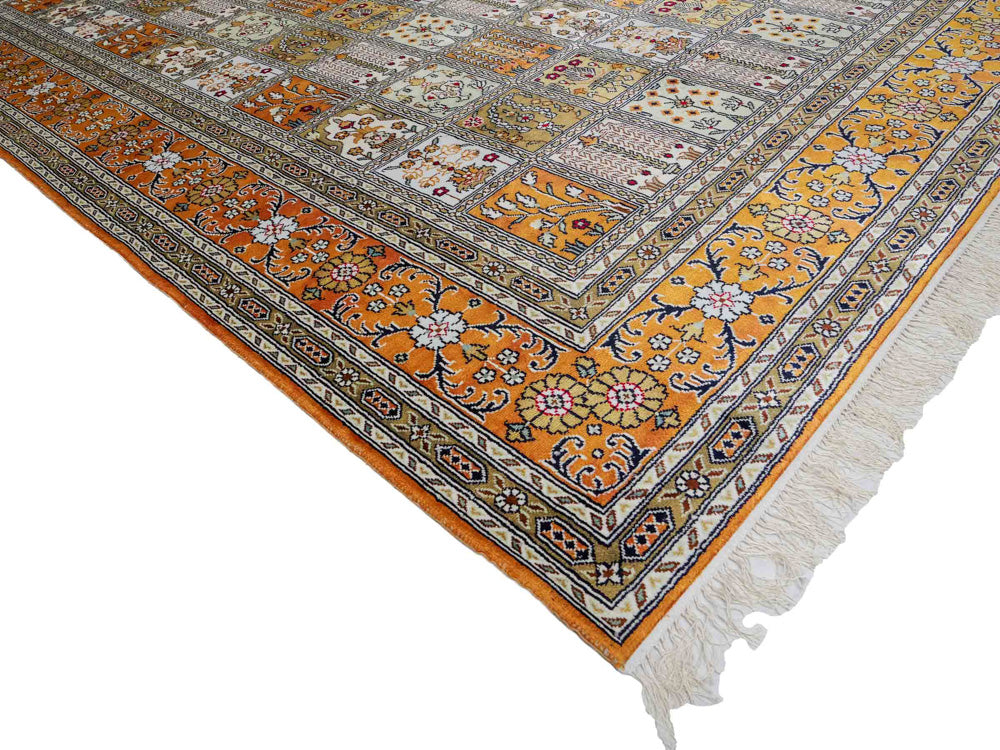 Seidenteppich - China Seide - 267 x 181 cm - dunkelbeige