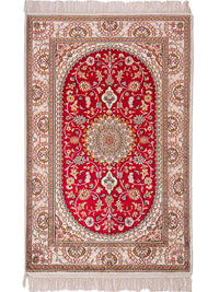 Tapis de Chine en soie Tapis 120x78cm - Tapis oriental – product image