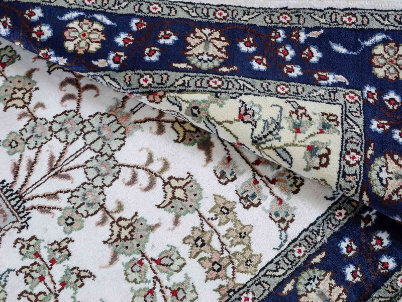 Seidenteppich - China Seide - 90 x 62 cm - creme