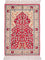 Tapis en soie - Soie chinoise - 86 x 58 cm - rouge clair