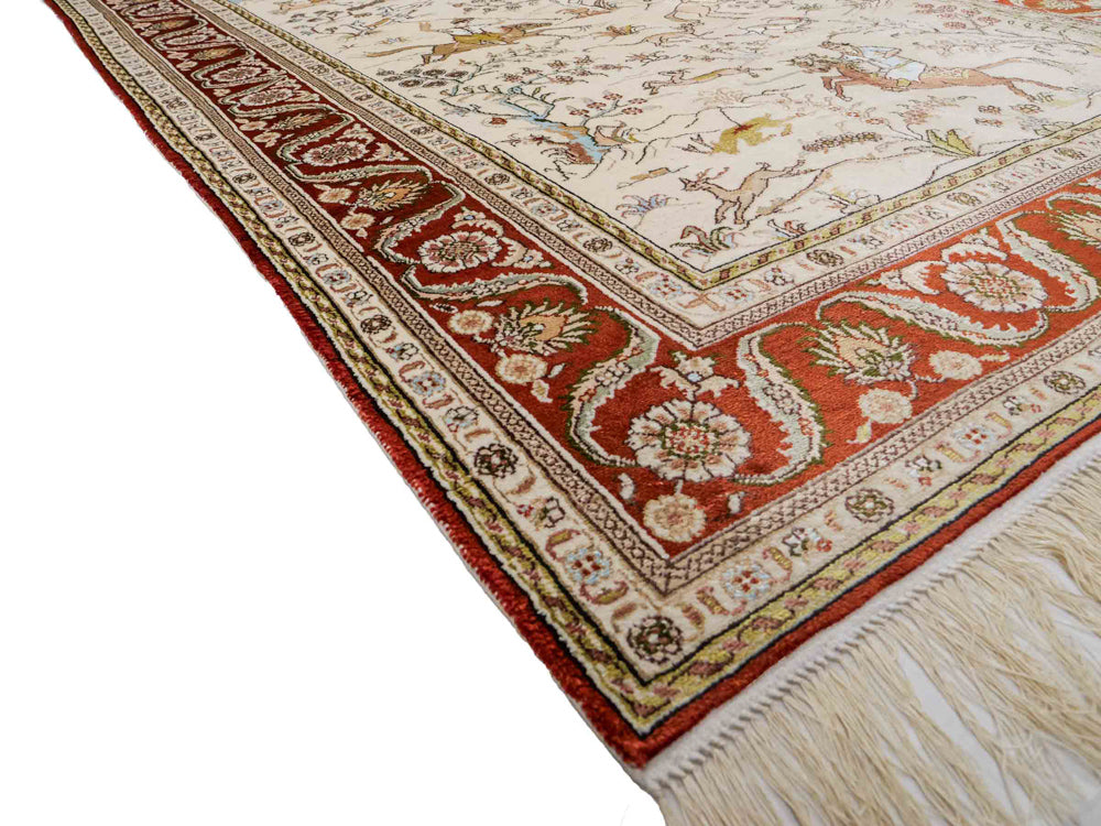 Tapis de Chine en soie Tapis 123x178cm - Tapis oriental