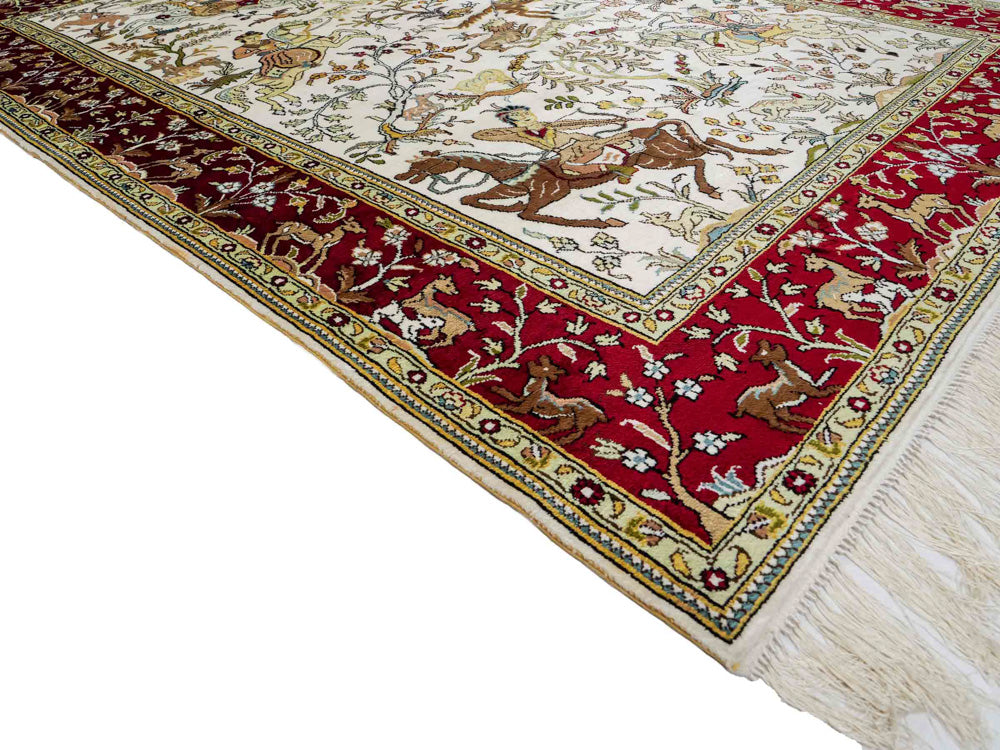 Tapis de Chine en soie Tapis 180x123cm - Tapis oriental