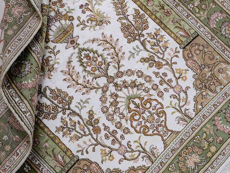 Seidenteppich - China Seide - 181 x 123 cm - beige