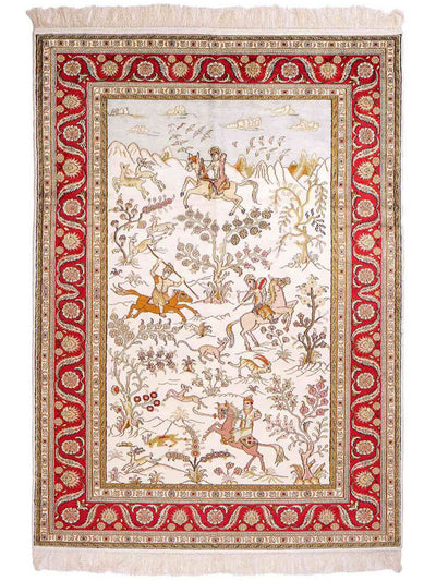 Tapis de Chine en soie Tapis 125x184cm - Tapis oriental