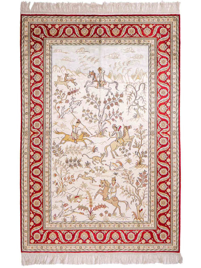 Tapis de Chine en soie Tapis 124x183cm - Tapis oriental
