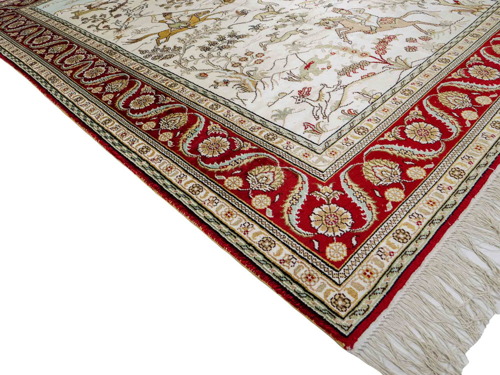 Tapis de Chine en soie Tapis 183x124cm - Tapis oriental