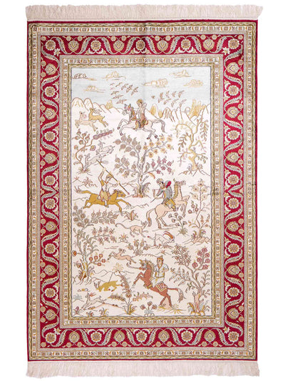Tapis de Chine en soie Tapis 123x180cm - Tapis oriental