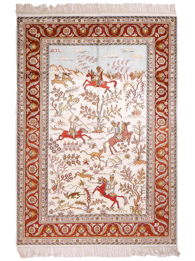 Tapis de Chine en soie Tapis 125x184cm - Tapis oriental