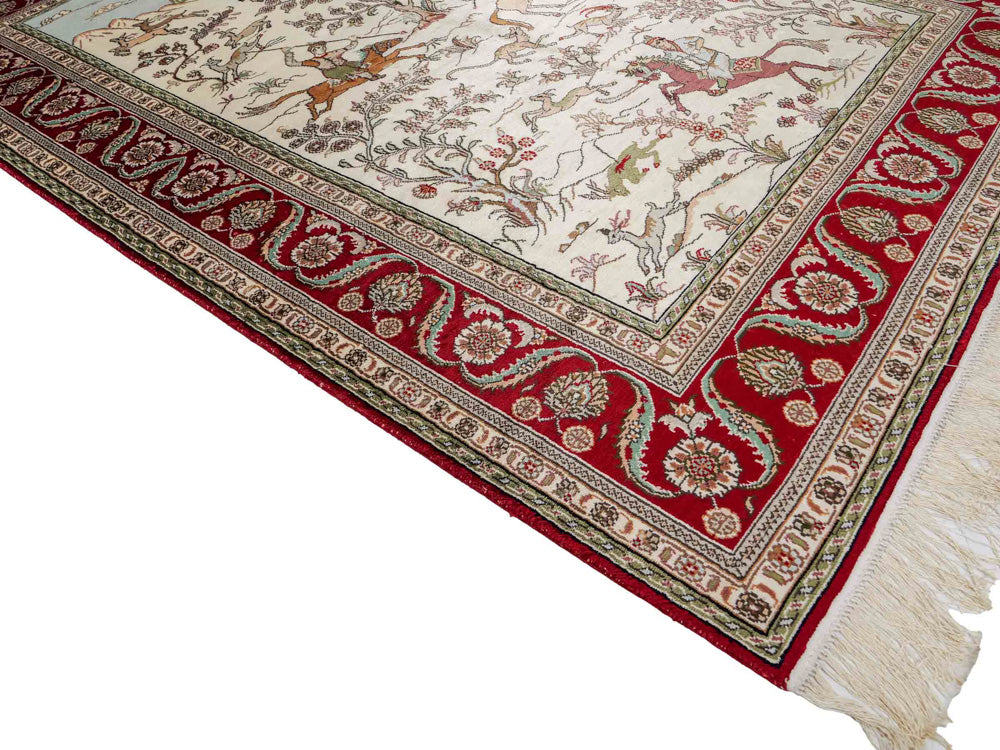 Tapis de Chine en soie Tapis 180x124cm - Tapis oriental