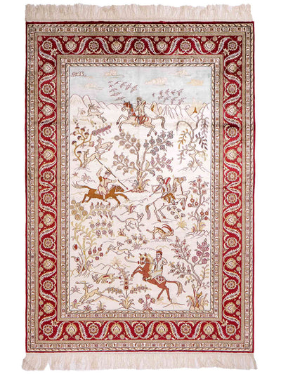 Tapis de Chine en soie Tapis 124x185cm - Tapis oriental