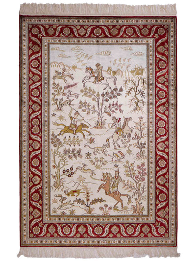 Tapis de Chine en soie Tapis 126x183cm - Tapis oriental