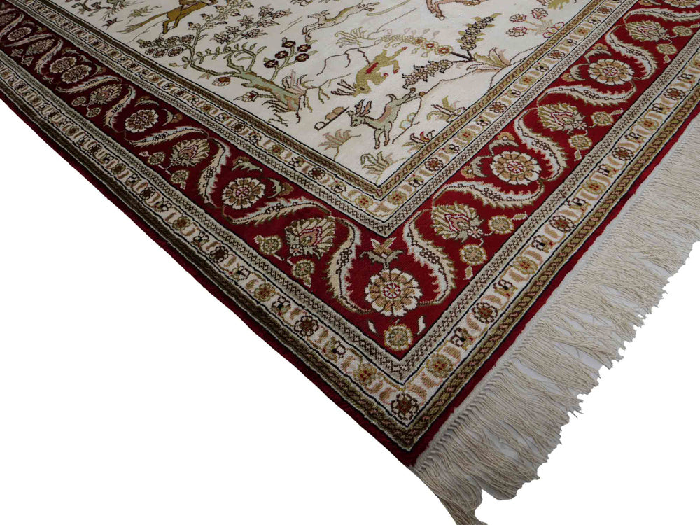 China Seide Tapis 183x126cm - Tapis oriental