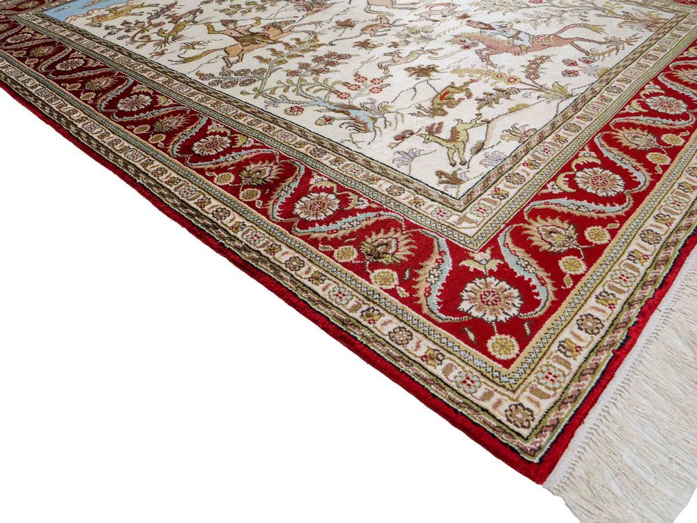 Tapis de Chine en soie Tapis 176x124cm - Tapis oriental
