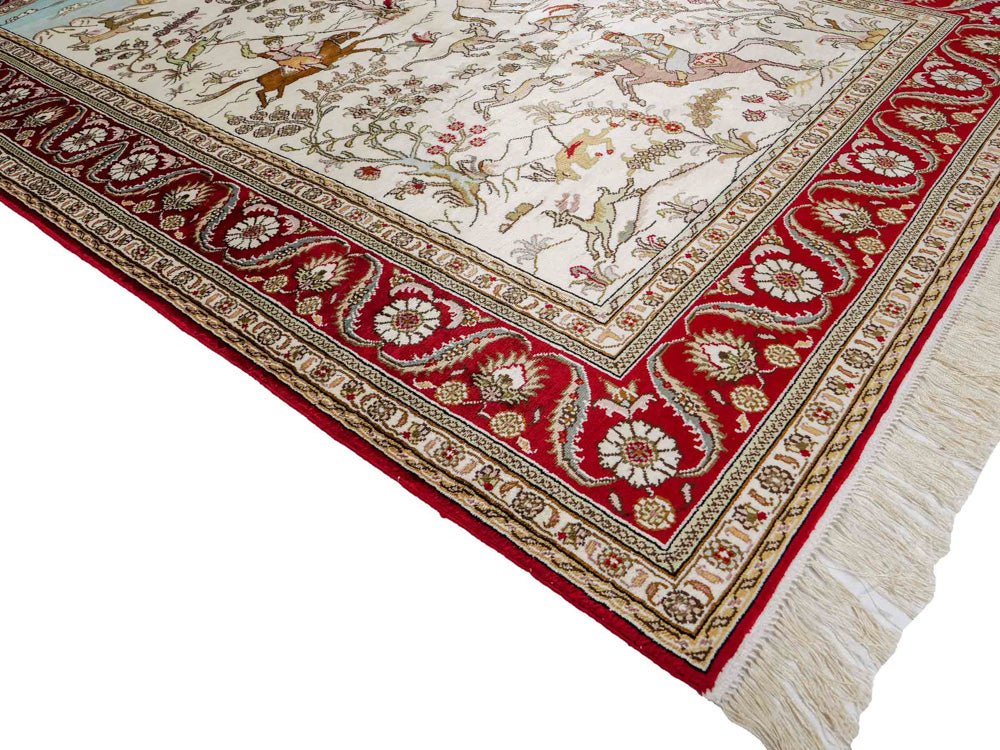 Tapis de Chine en soie Tapis 185x126cm - Tapis oriental