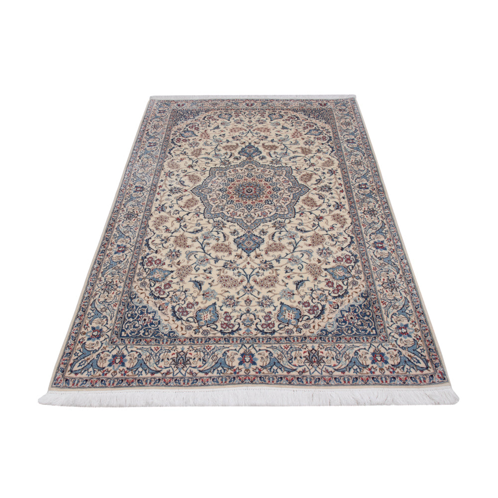 Tapis persan - Nain - Premium - 213 x 132 cm - beige