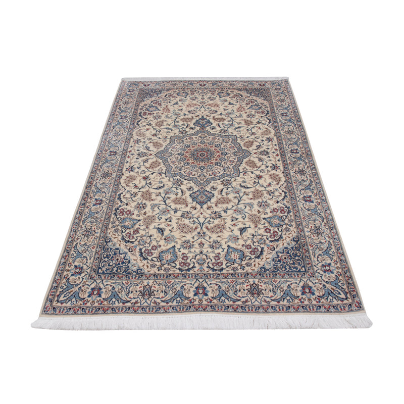 Tapis persan - Nain - Premium - 213 x 132 cm - beige