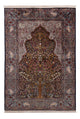 Tapis en soie du Cachemire Tapis 185x122cm - Tapis oriental