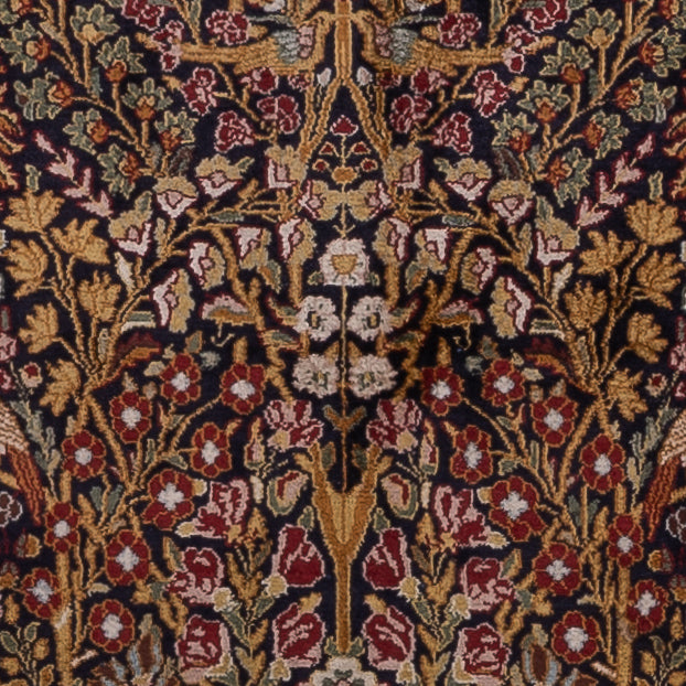 Tapis en soie du Cachemire Tapis 185x122cm - Tapis oriental