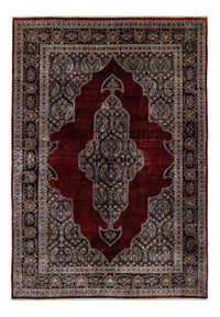 Tapis en soie - Kayseri - 187 x 123 cm - rouge foncé