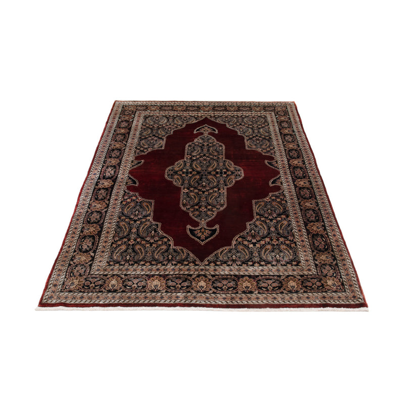 Tapis en soie - Kayseri - 187 x 123 cm - rouge foncé