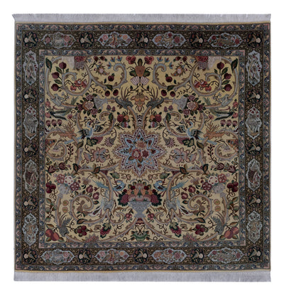 Tapis de Tabriz - 50 rangs Tapis 200x200cm - Tapis persan
