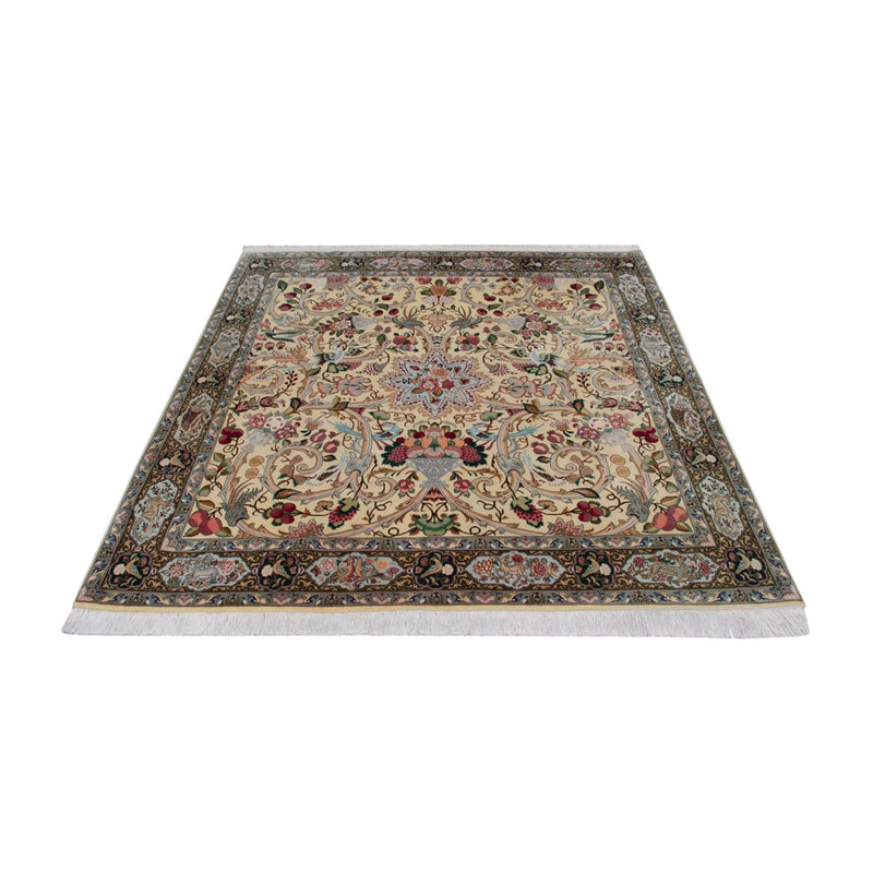 Tapis de Tabriz - 50 rangs Tapis 200x200cm - Tapis persan