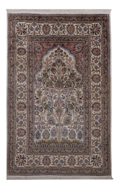 Tapis en soie du Cachemire Tapis 116x186cm - Tapis oriental