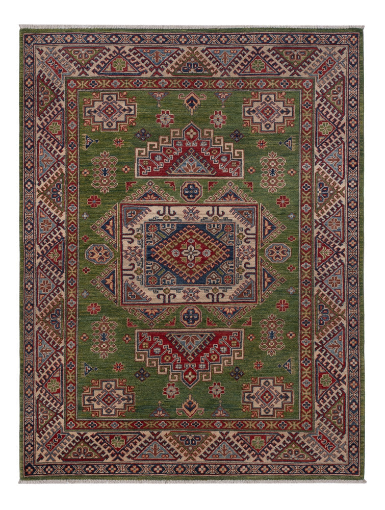 Ziegler Teppich - Kazak - 202 x 151 cm - grün