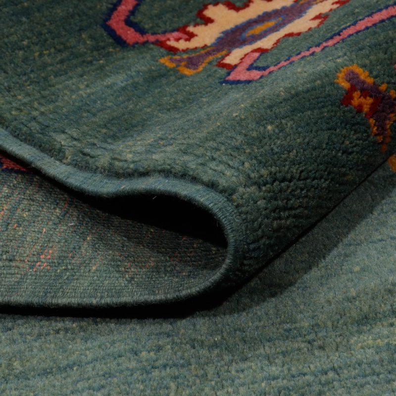 Ziegler Teppich - 180 x 150 cm - grün