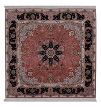 Tapis persan - Tabriz - Royal carré  - 199 x 198 cm - saumon