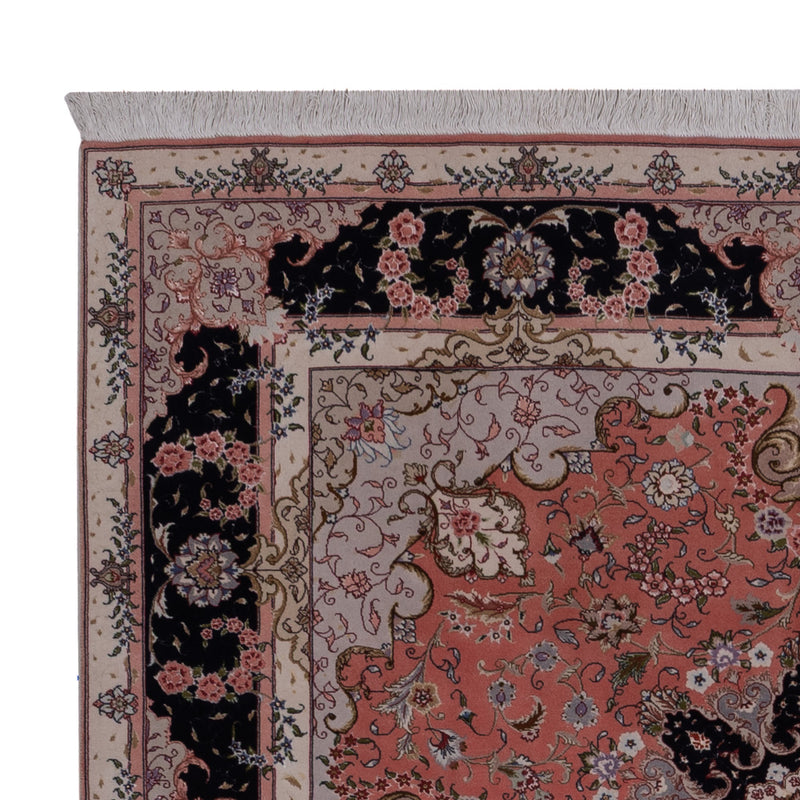 Tapis persan - Tabriz - Royal carré  - 199 x 198 cm - saumon