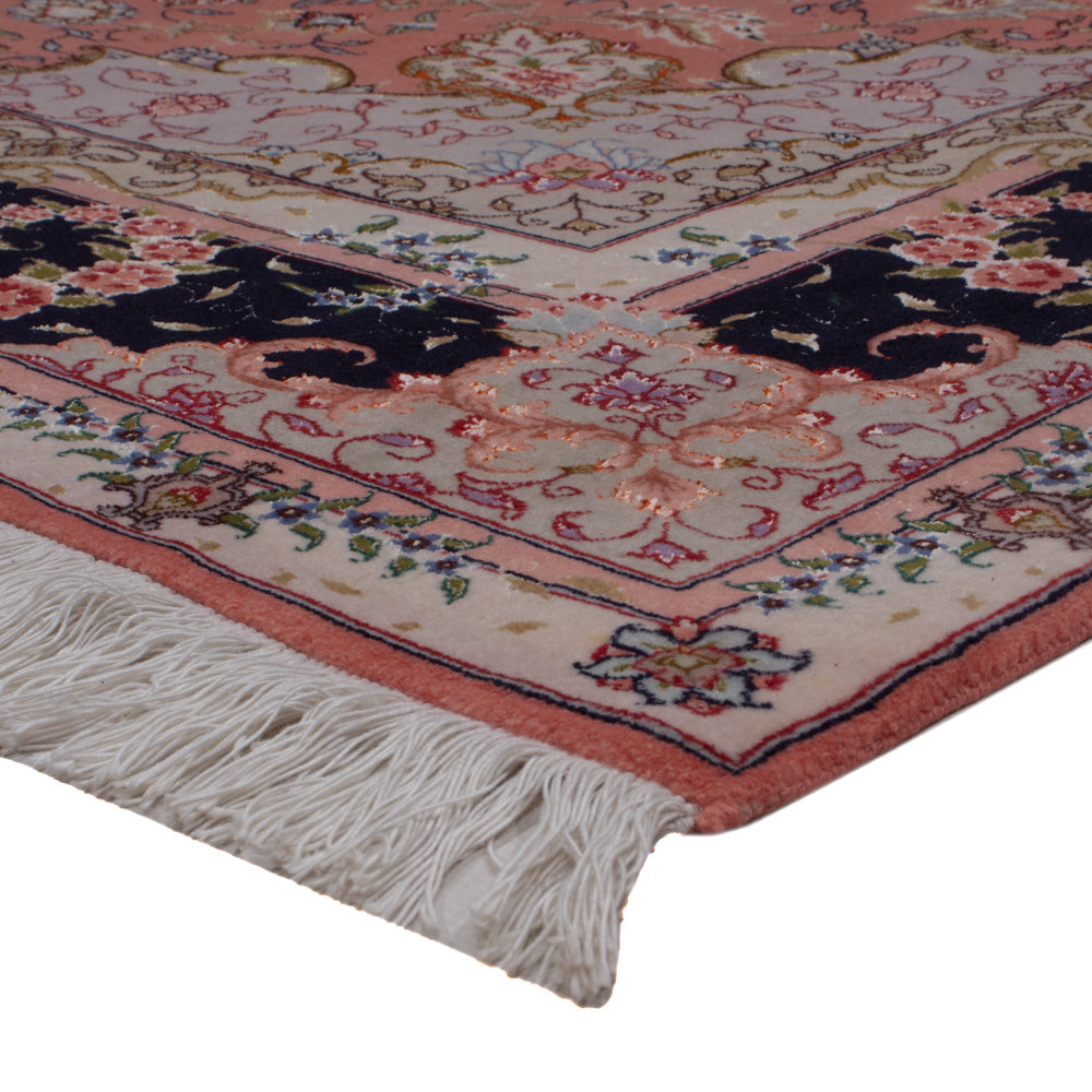 Tapis persan - Tabriz - Royal carré  - 199 x 198 cm - saumon