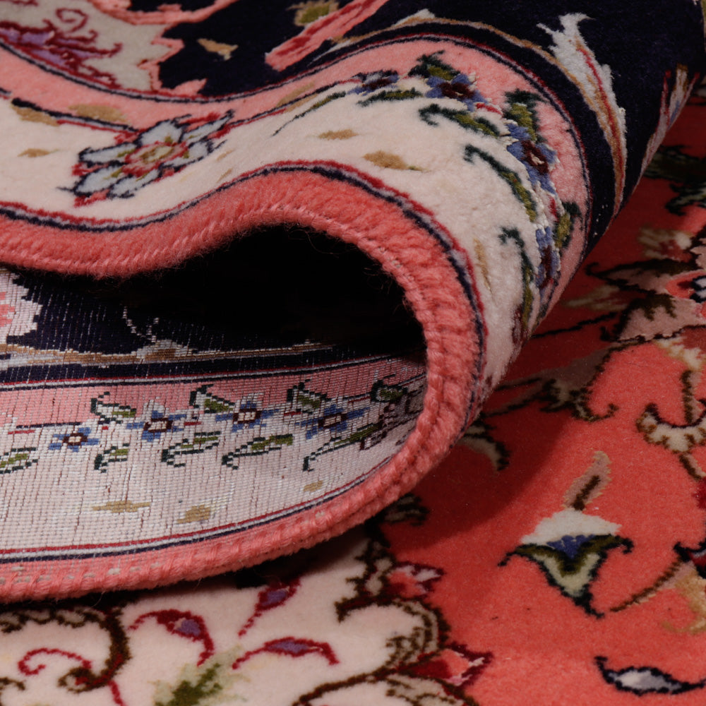 Tapis persan - Tabriz - Royal carré  - 199 x 198 cm - saumon