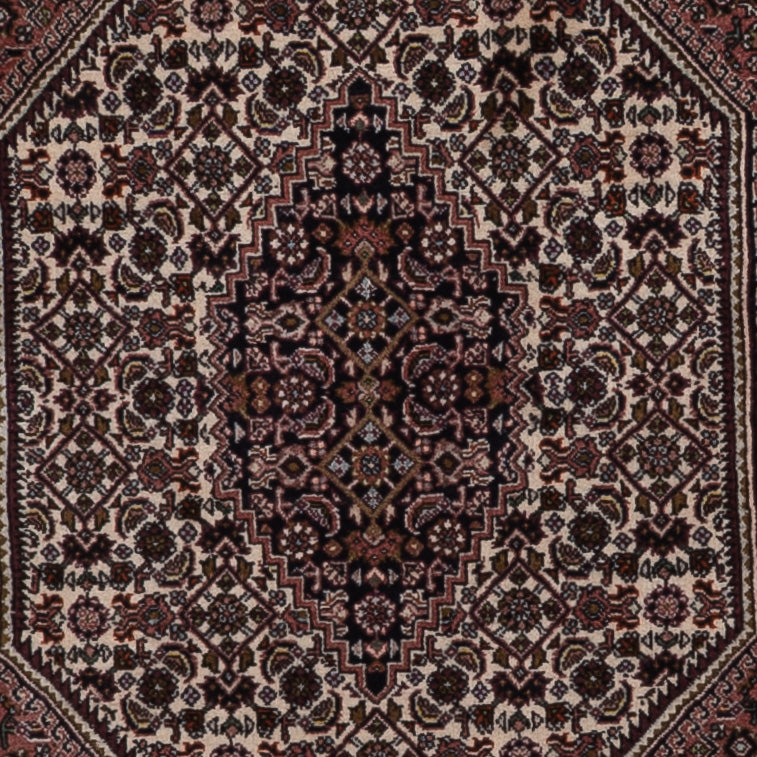 Tapis persan - Bidjar - 228 x 142 cm - marron foncé
