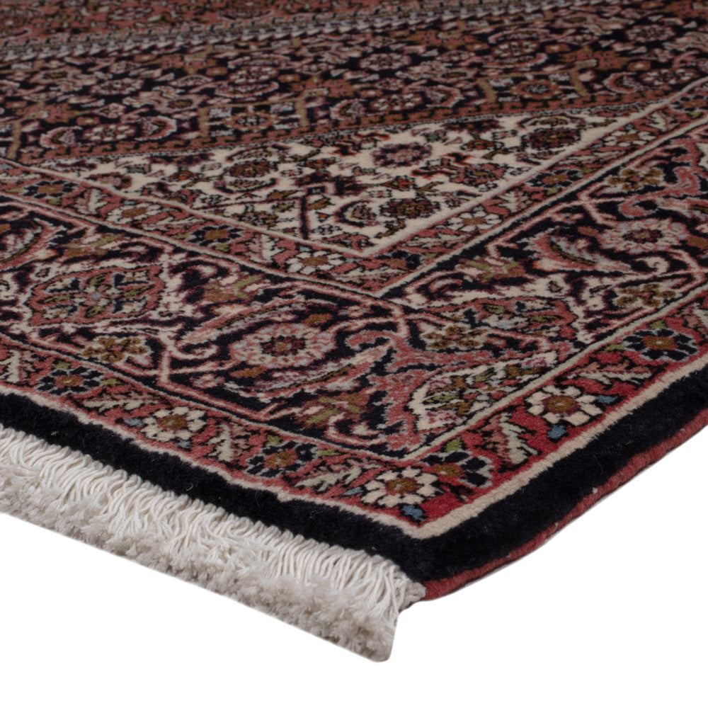 Tapis persan - Bidjar - 228 x 142 cm - marron foncé