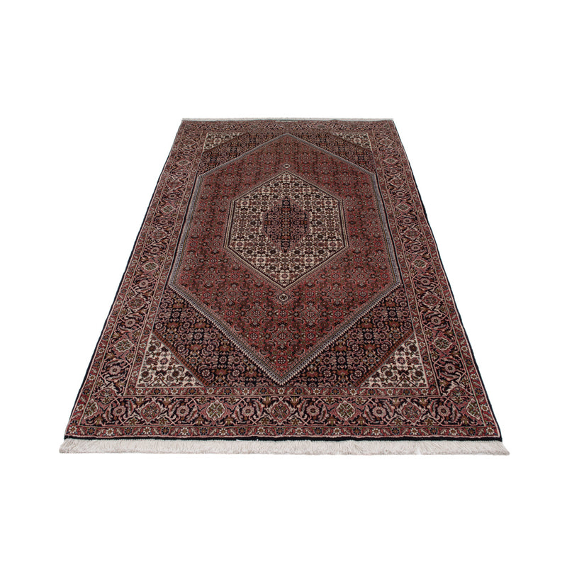 Tapis persan - Bidjar - 228 x 142 cm - marron foncé