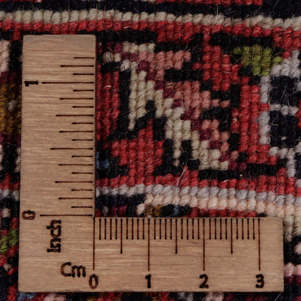 Tapis persan - Bidjar - 228 x 142 cm - marron foncé