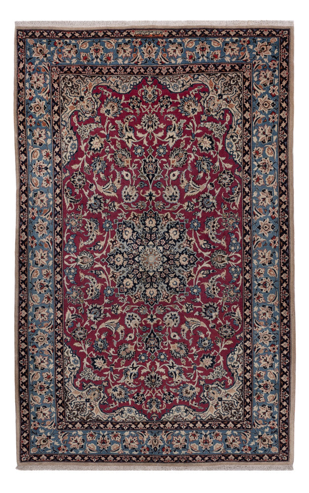 Tapis persan - Isfahan - Premium - 243 x 151 cm - beige foncé