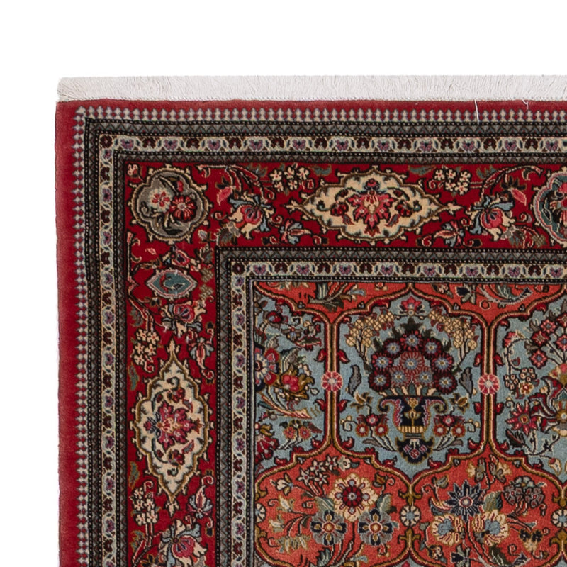 Tapis persan - Ghom - 204 x 140 cm - bleu foncé