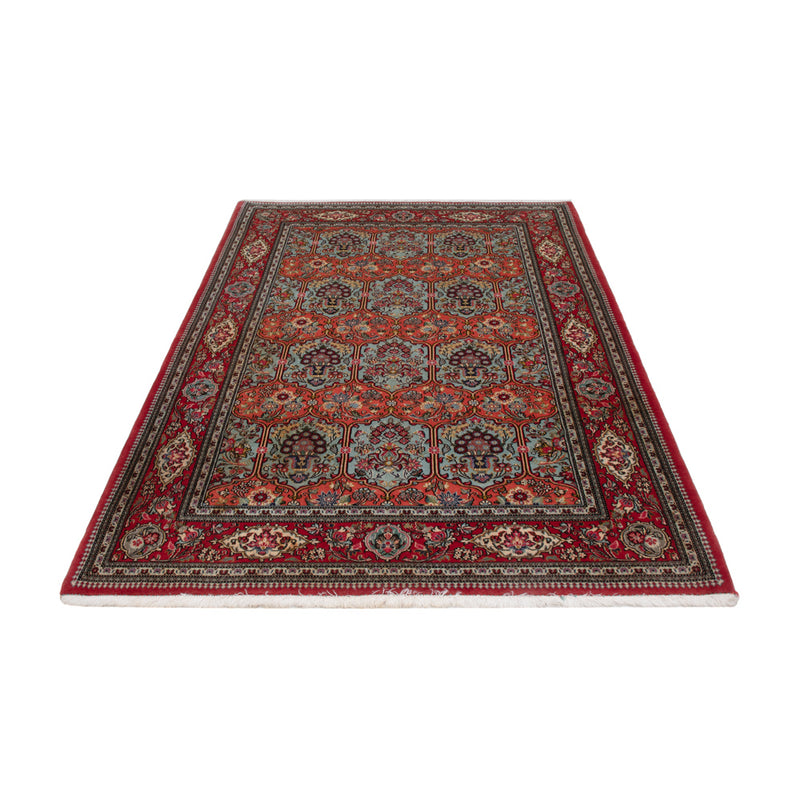 Tapis persan - Ghom - 204 x 140 cm - bleu foncé