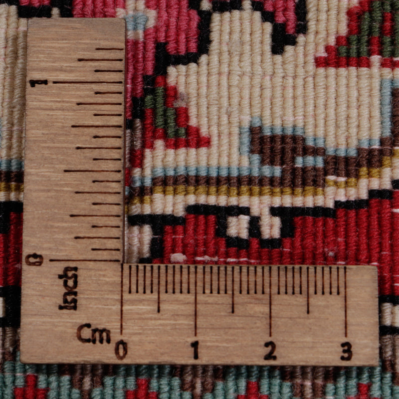 Tapis persan - Ghom - 204 x 140 cm - bleu foncé