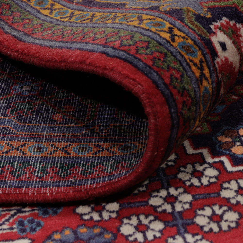 Tapis persan - Nomadic - 248 x 160 cm - rouge foncé