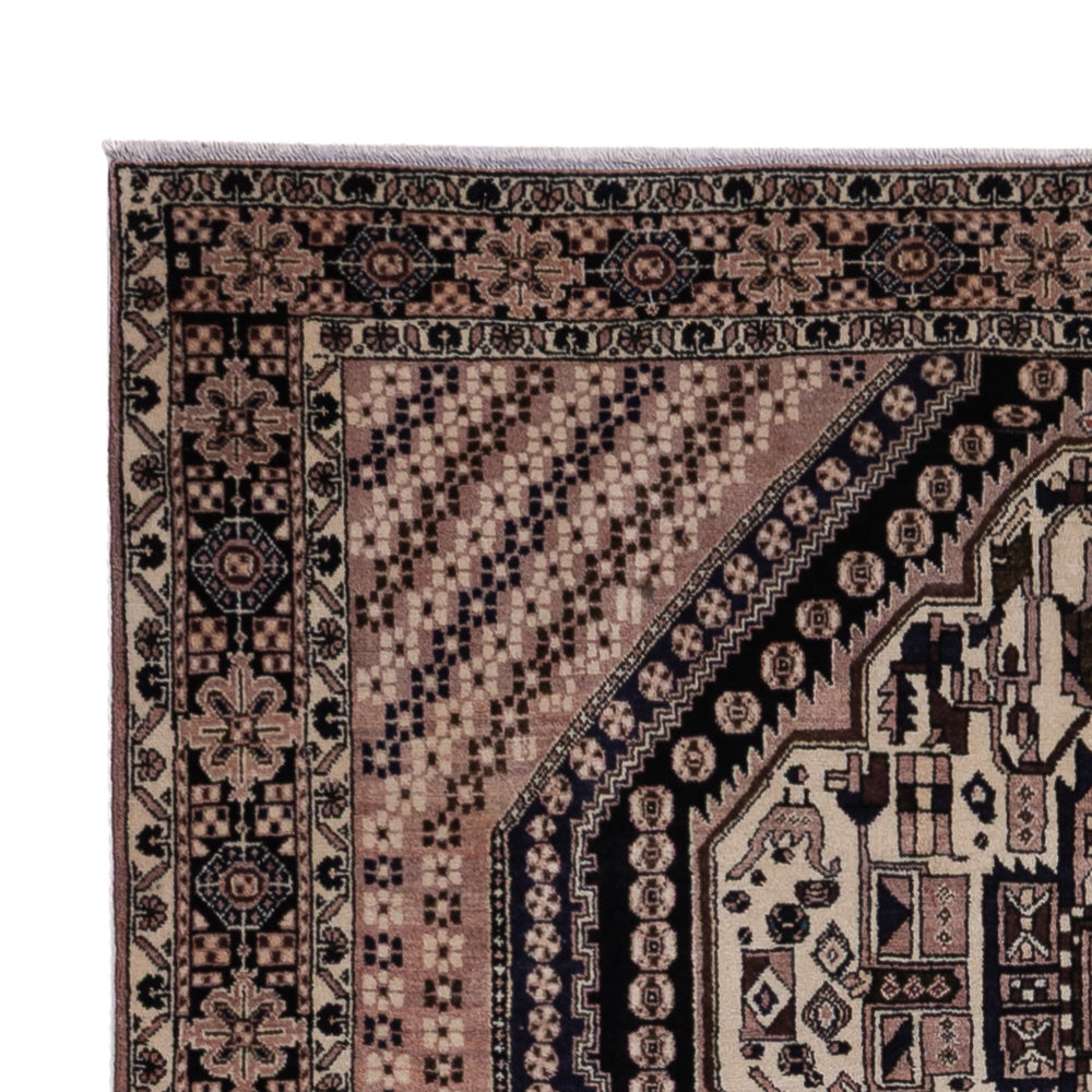 Tapis persan - Nomadic - 210 x 152 cm - beige foncé
