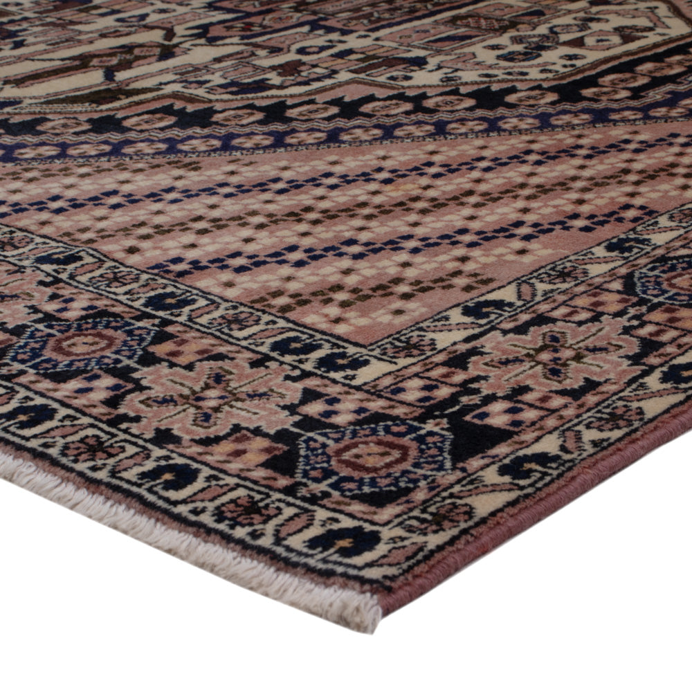 Tapis persan - Nomadic - 210 x 152 cm - beige foncé